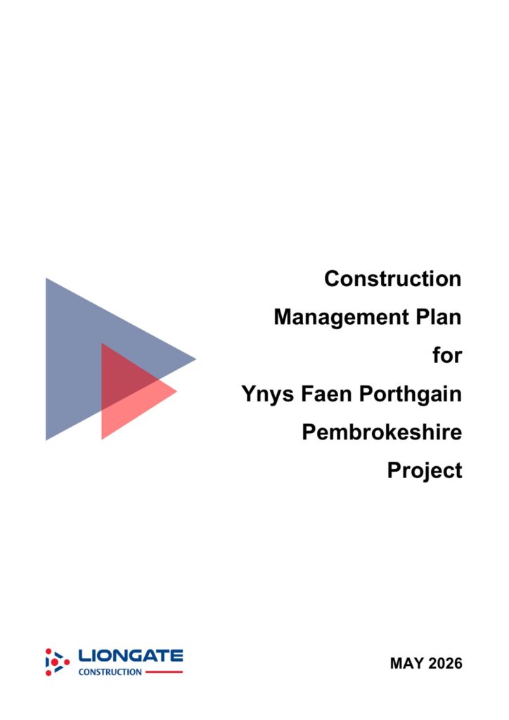 Report cover — ynys-faen-porthgain-cover
