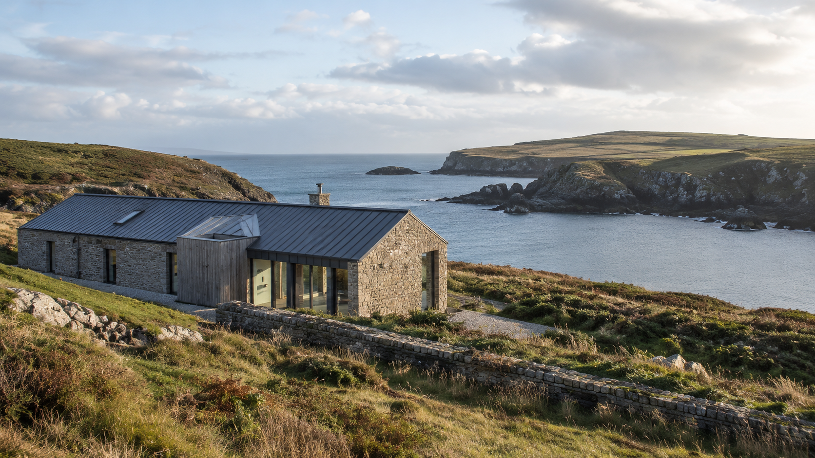 Illustrative scene — Ynys Faen, Porthgain Project